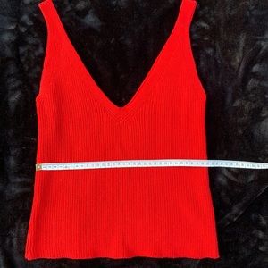 Red Aritzia Knitted Red tank top♥️